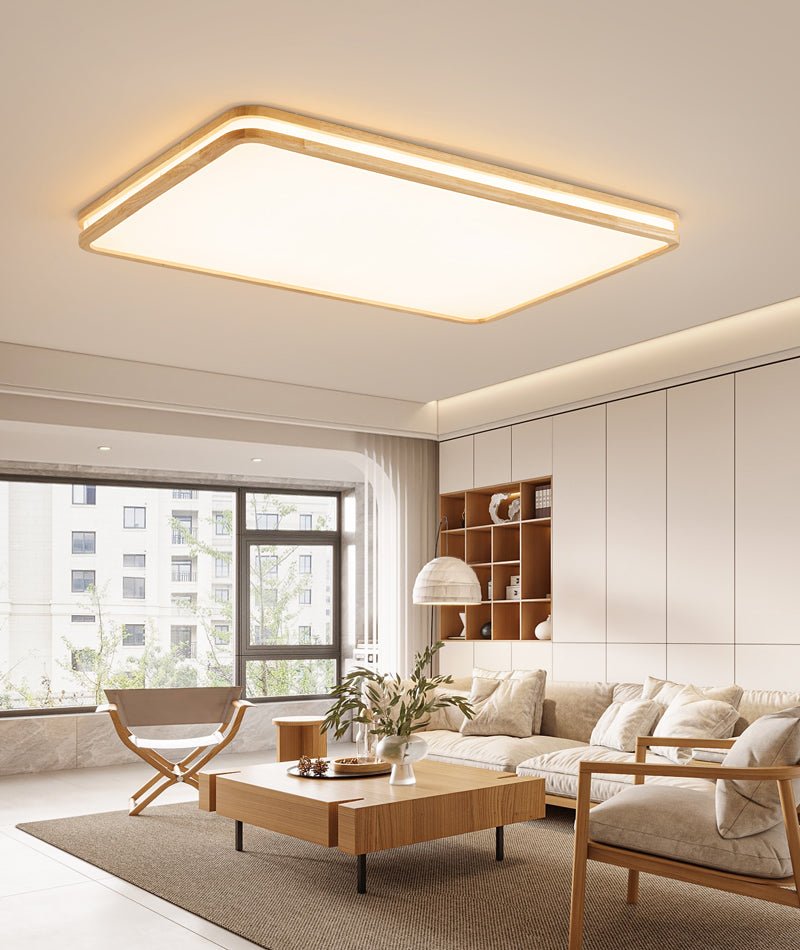 Cirro Modern Ceiling Light Fixture - Energy Efficient LED Flush Mount Lighting for Living Room, Bedroom, Kitchen & Hallway