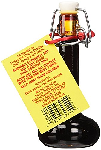 Satan's Blood 800,000 Scoville Hot Chili Pepper Extract Sauce - Extreme Heat Hot Sauce Gift Set (6 Pack) for Cooking, Grilling & Spicy Food Challenges