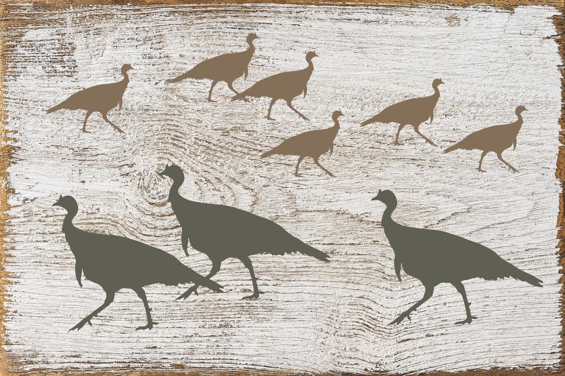Joanie Wild Tom Turkey Stencils for Outdoor Hunting & Wildlife Decor - 8
