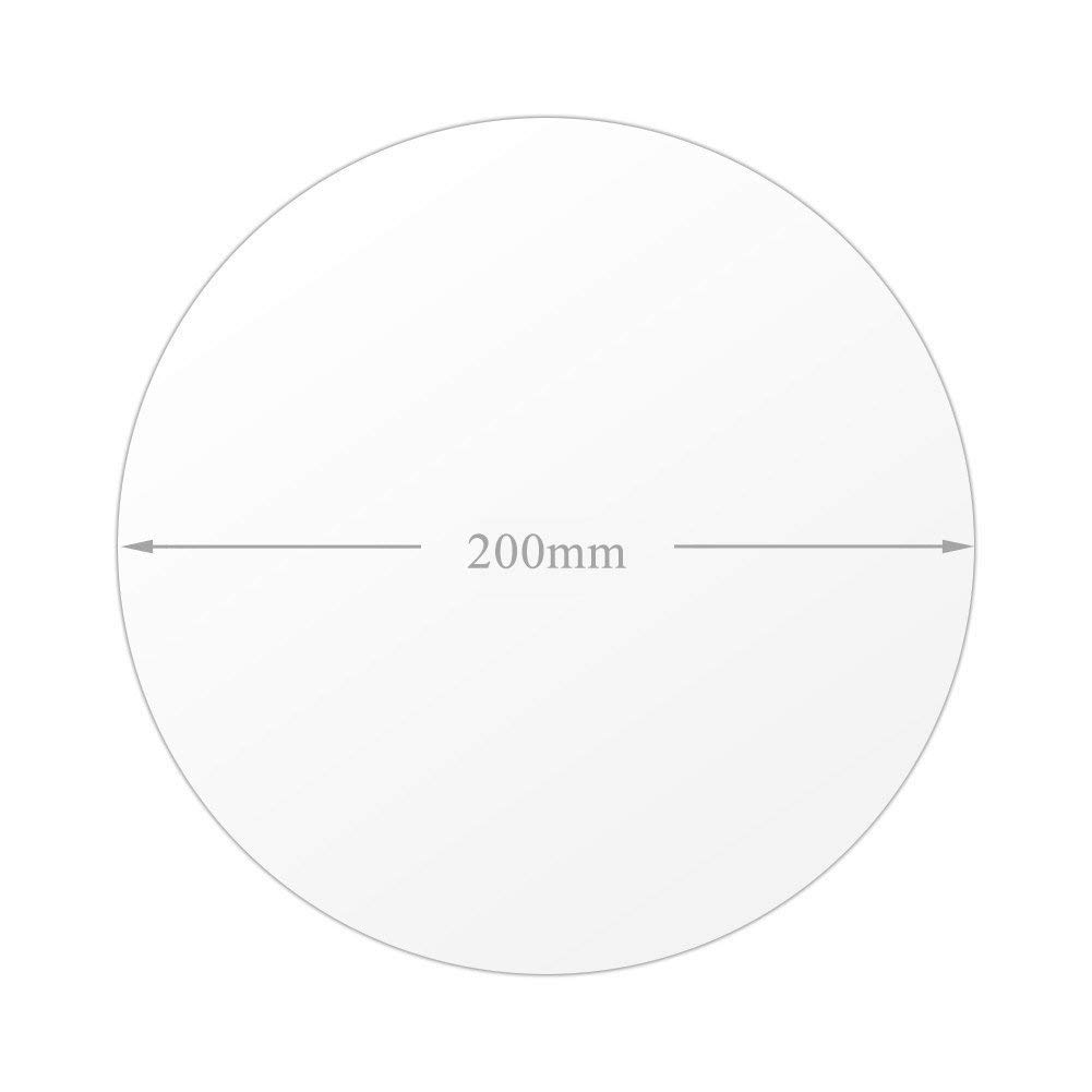 Geometric Silver Trellis Mouse Pad - Non-Slip Rubber Base, Smooth Surface for Precise Control, 8 Inch Office Desk Accessory for Gaming, Work & Home Use