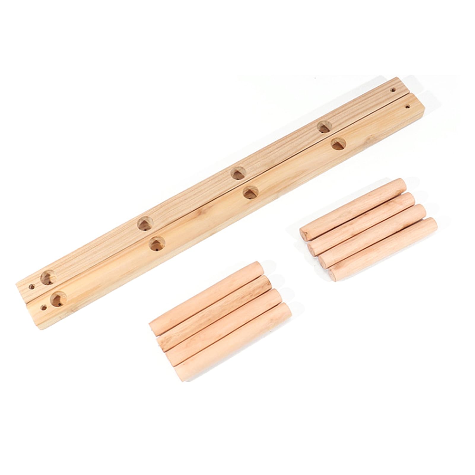 Wall Mount Yoga Mat Storage Rack - Space Saving Exercise Mat Hanger & Foam Roller Holder - Perfect for Home Gym, Yoga Studio & Fitness Class Organization