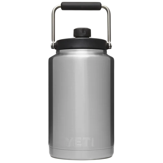 1 Gallon Rambler Water Bottle - Insulated Stainless Steel Vacuum Flask for Outdoor, Hiking, Camping & Gym - Keeps Drinks Hot or Cold for 24 Hours