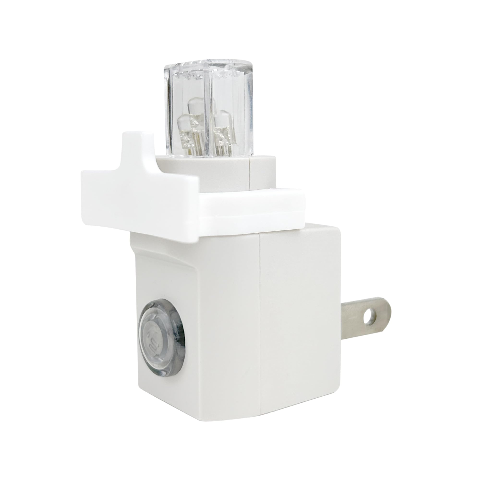 National Artcraft® White Light Sensitive LED Night Light Module with Plastic Shade Clip - UL Certified - 10 Pack - Ideal for Hallway, Bathroom, Bedroom & Nursery - Creates Gentle Nighttime Illumination for Safety and Comfort