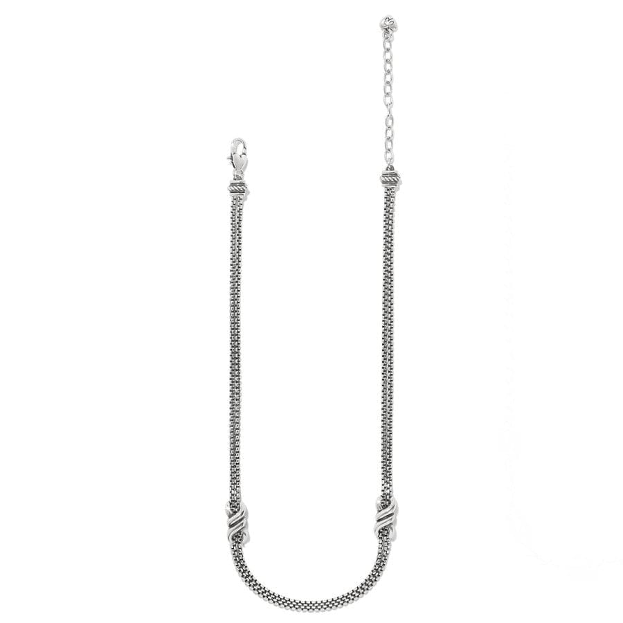 Interlok Twist Double Necklace - Elegant Layered Gold & Silver Chain for Women | Perfect for Date Nights, Weddings & Everyday Wear