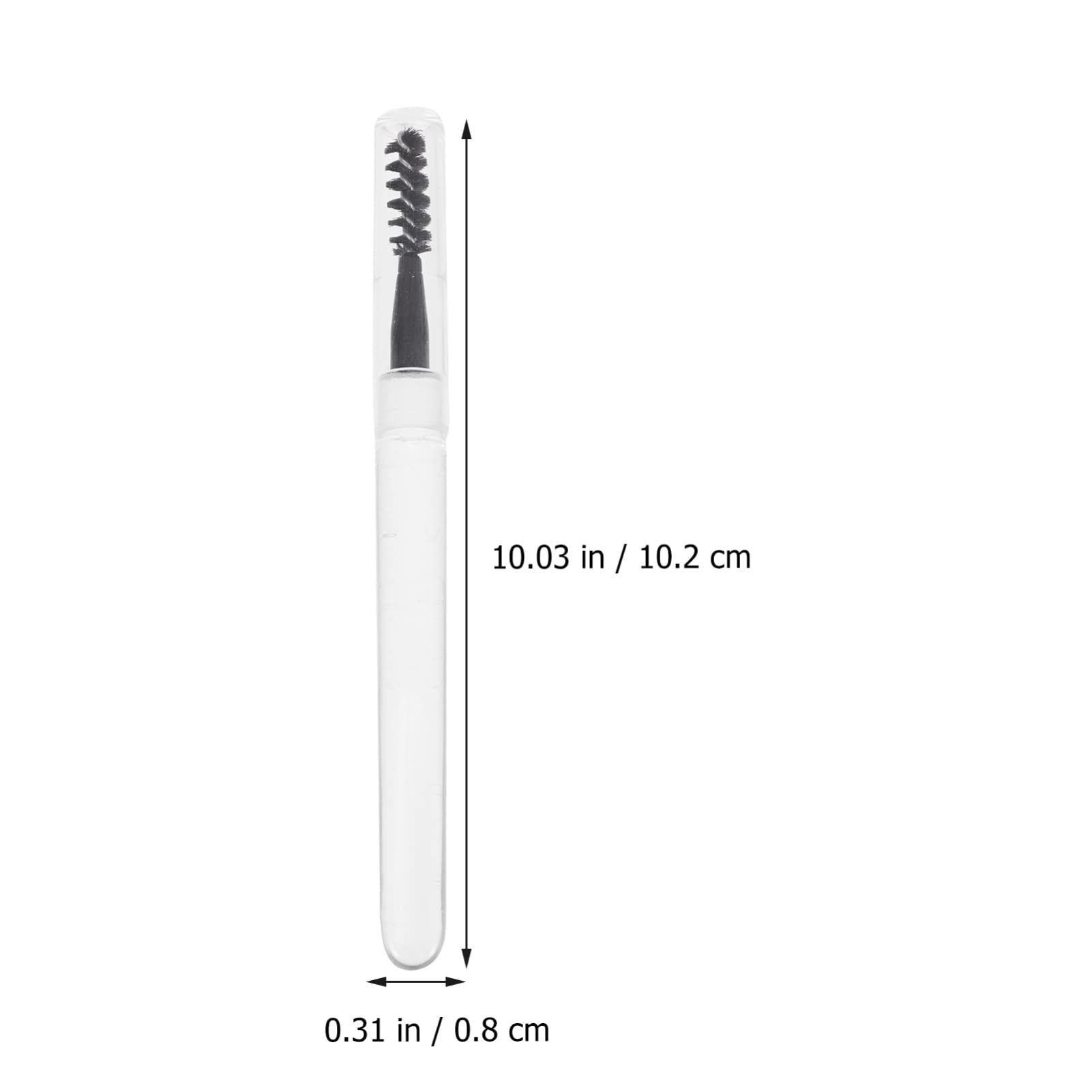 Beavorty 6-Piece Eyebrow Grooming Kit - Multifunctional Eyebrow Brush, Mascara Wands & Travel-Friendly Cosmetic Tools with Caps for Perfect Eyebrows & Lashes | Ideal for Travel, Lash Extensions & Everyday Makeup Routine