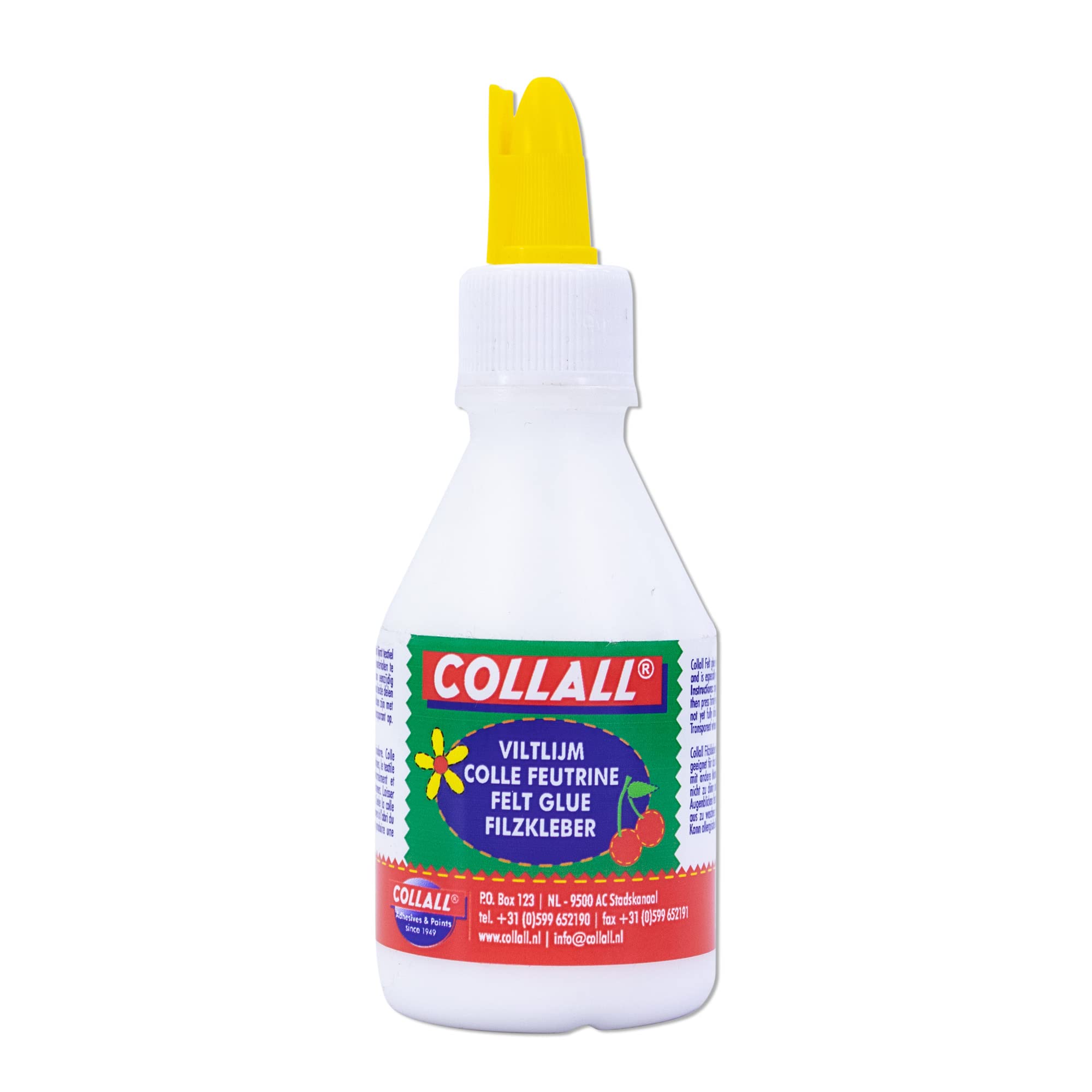 Premium Felt Glue - Strong & Transparent Adhesive for Felt, Fabric & Crafts - Non-Toxic, Odorless & Solvent-Free - Safe for Kids & Adults - Ideal for DIY Projects, Scrapbooking & Home Decor (100ml)