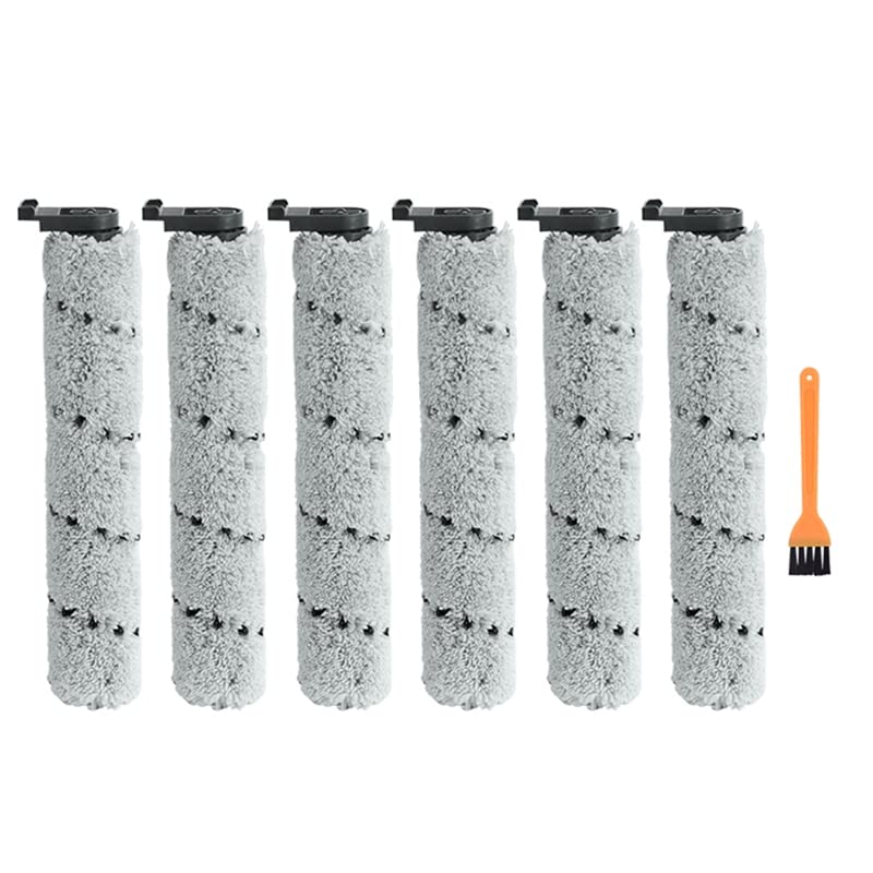 7PCS Vacuum Cleaner Accessories - Main Roller Brush Compatible with Deerma VX100 Cordless Scrubber Vacuum | Replacement Sweeping Parts for Household Cleaning | Perfect for Hardwood Floors, Carpets & Pet Hair Removal