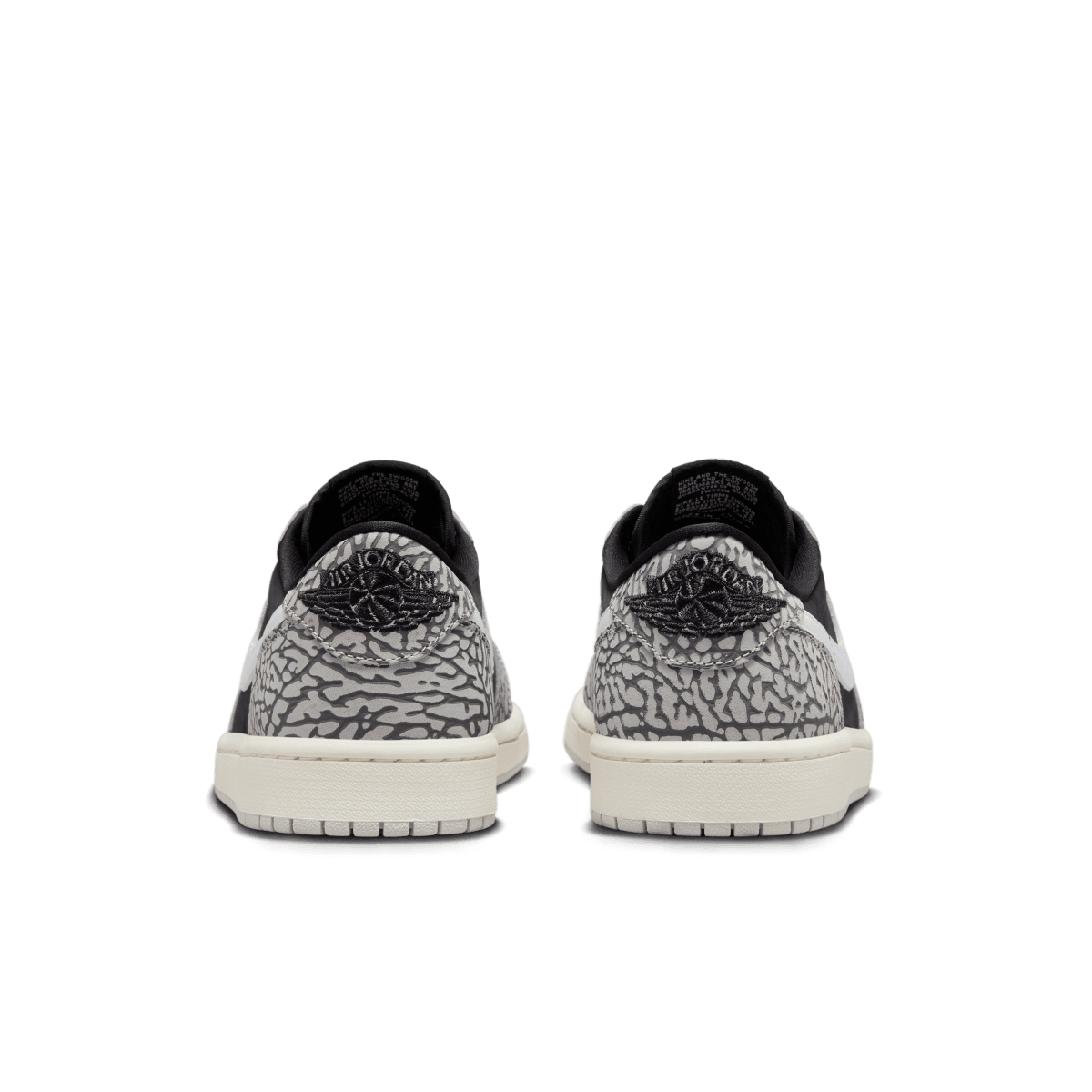 Air Jordan 1 Retro Low OG 'Black Elephant' Men's Basketball Shoes - Classic Sneakers for Streetwear & Casual Outfits