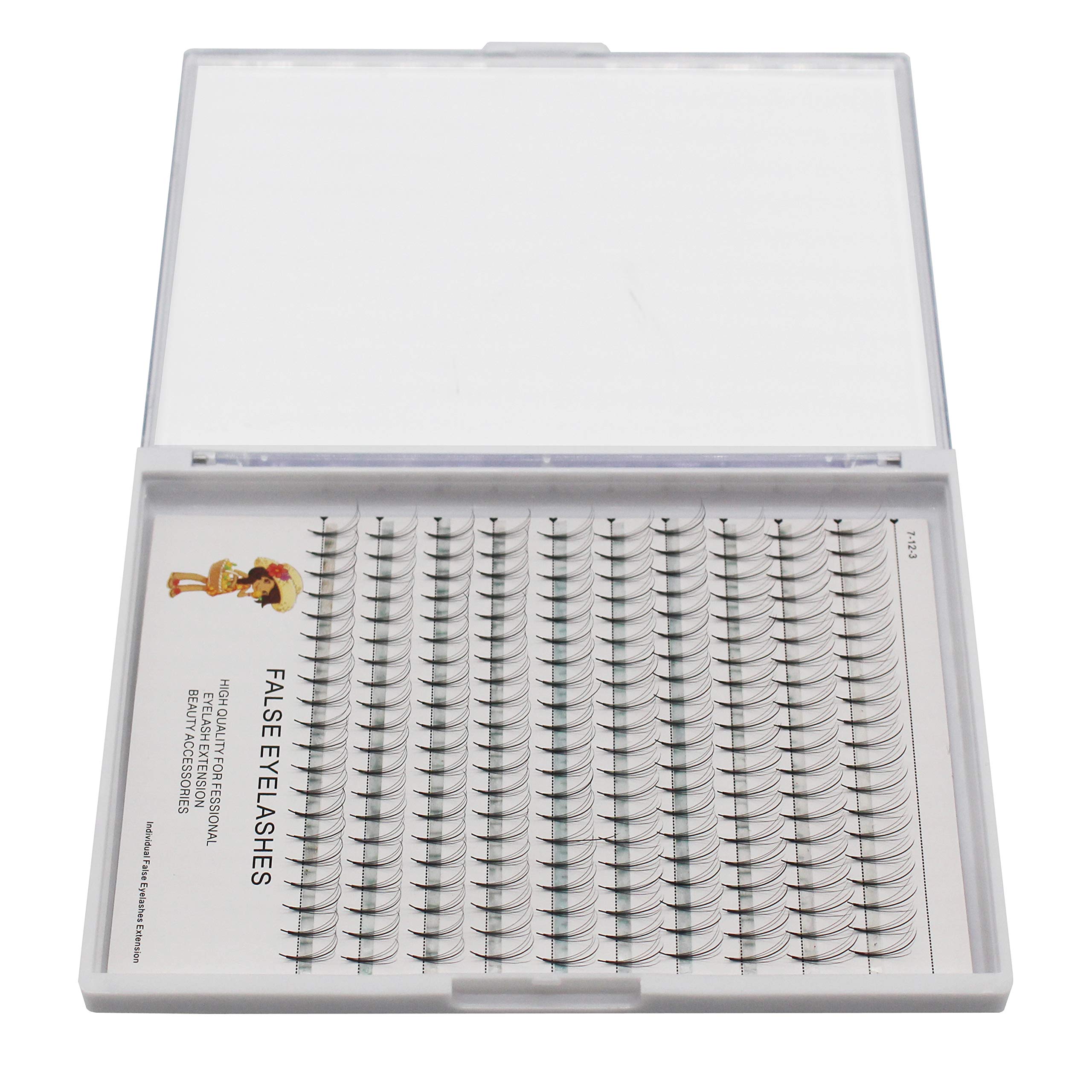 5D Faux Mink Individual Cluster Eyelash Extensions - 10 Lines Pre-Made Volume Fans (8-16mm, 11mm) - Professional Lash Supplies for Salon & Home Use - Perfect for Bridal, Party & Special Occasion Makeup