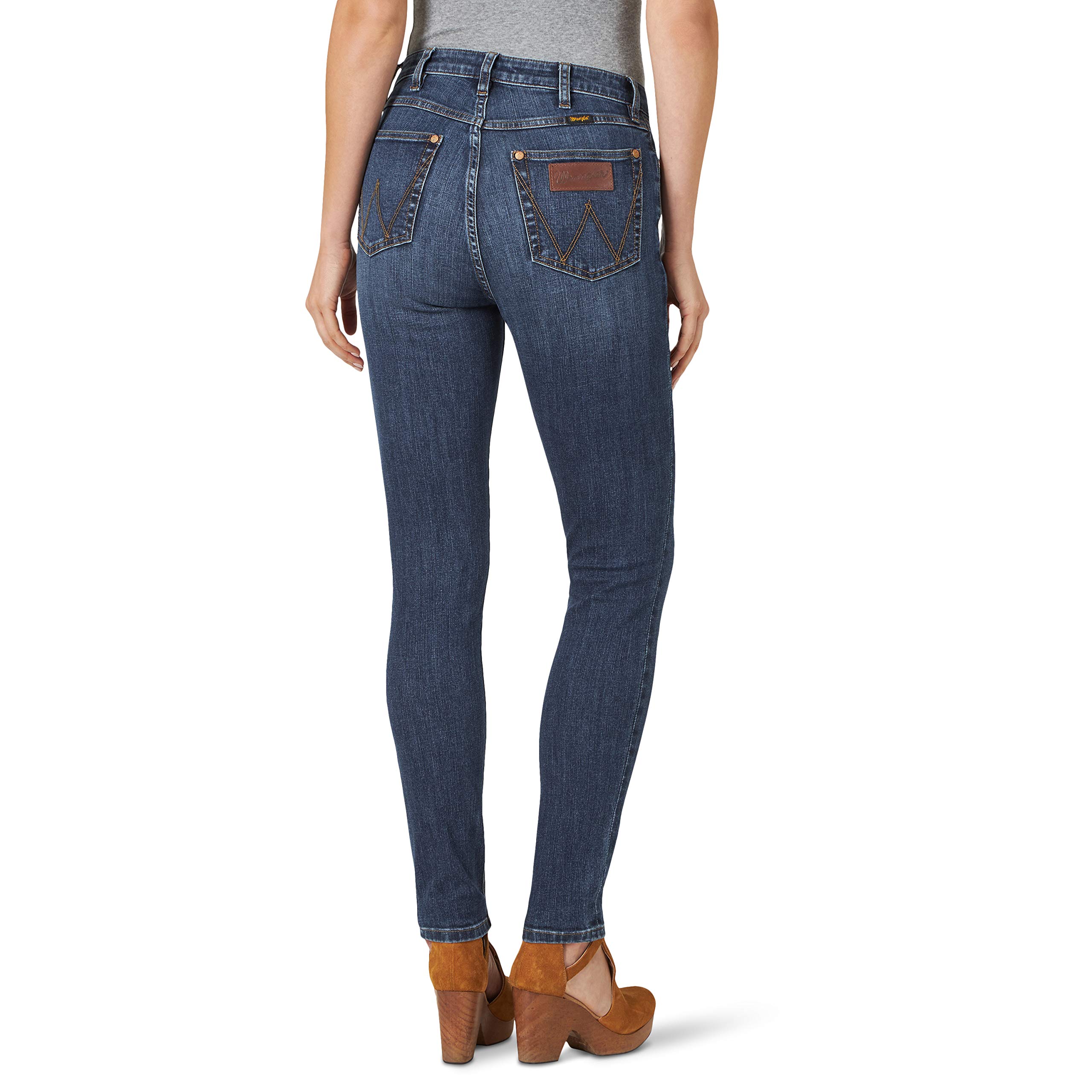 Wrangler Women's High Rise Skinny Jeans - Stretch Denim Pants for Casual Wear & Everyday Comfort | Perfect for Work, Outings & Date Nights