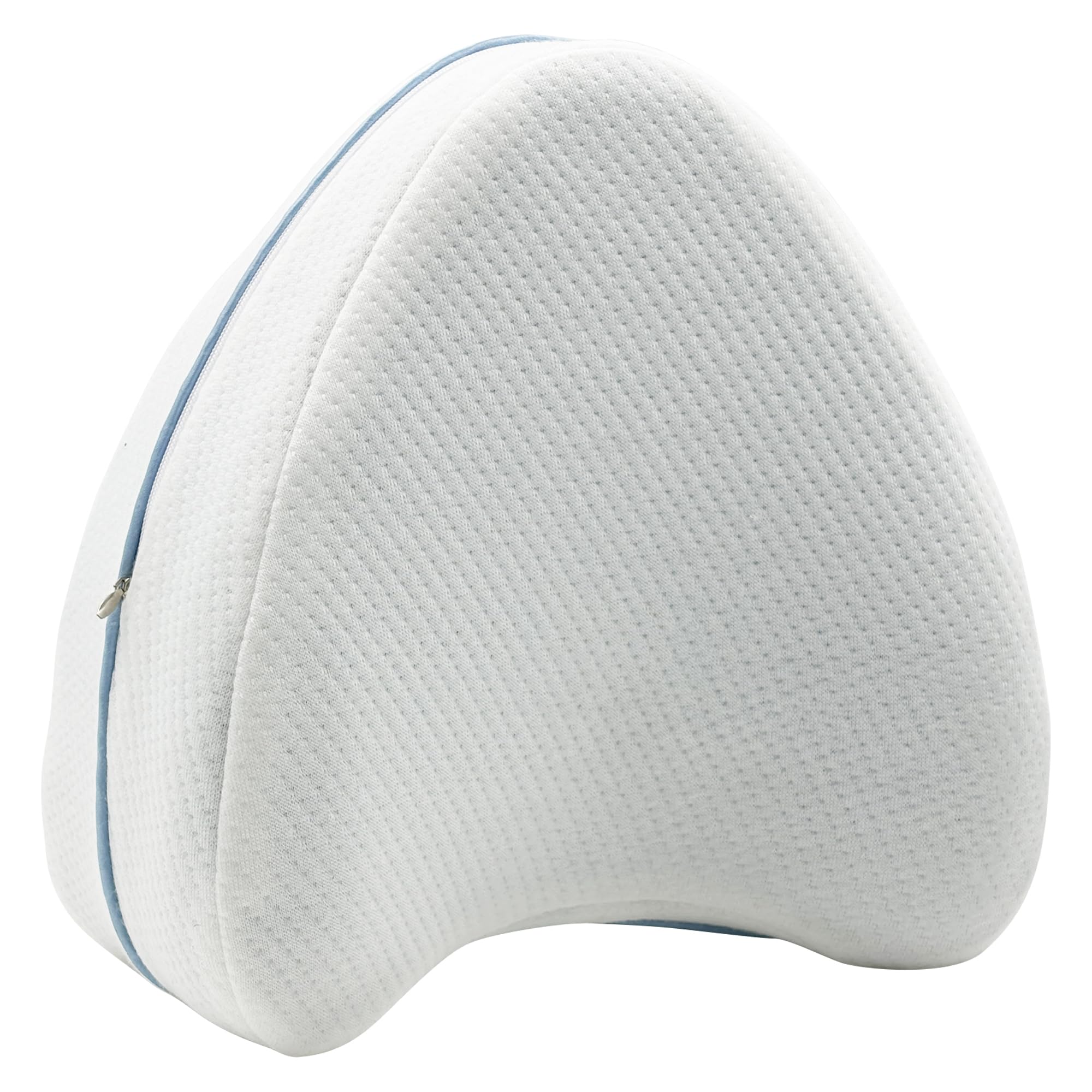 Contour Legacy Leg & Knee Foam Support Pillow Replacement Cover - White | Breathable & Washable Pillowcase for Pain Relief & Comfort | Perfect for Post-Surgery, Arthritis & Side Sleepers