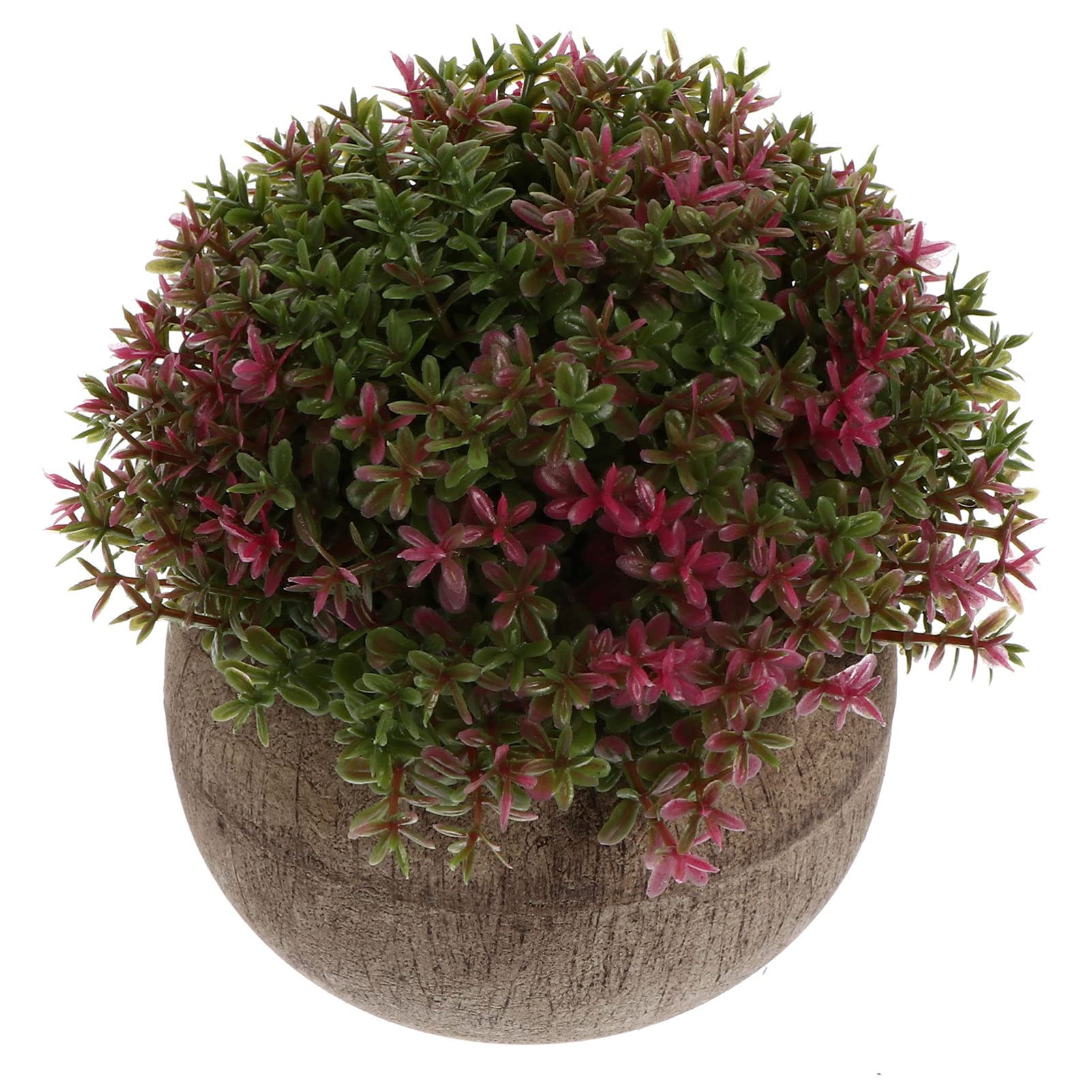 Amosfun Artificial Cactus Plant - Fake Potted Cactus Decor, Plastic Simulation Bonsai for Desk, Kitchen, Office Table Centerpiece - Home & Office Decoration, Gift Idea