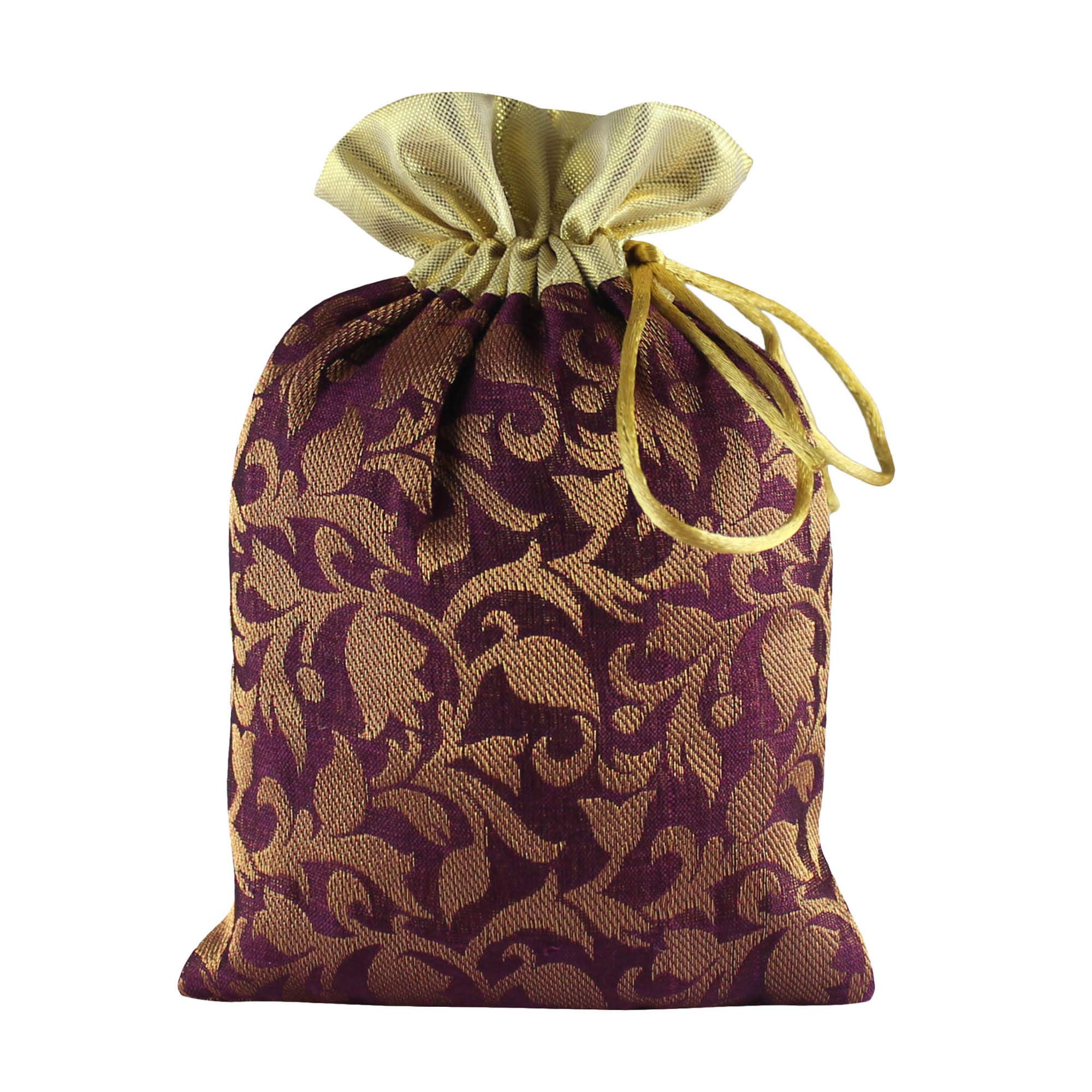 25 Premium Silk Drawstring Gift Pouches 3