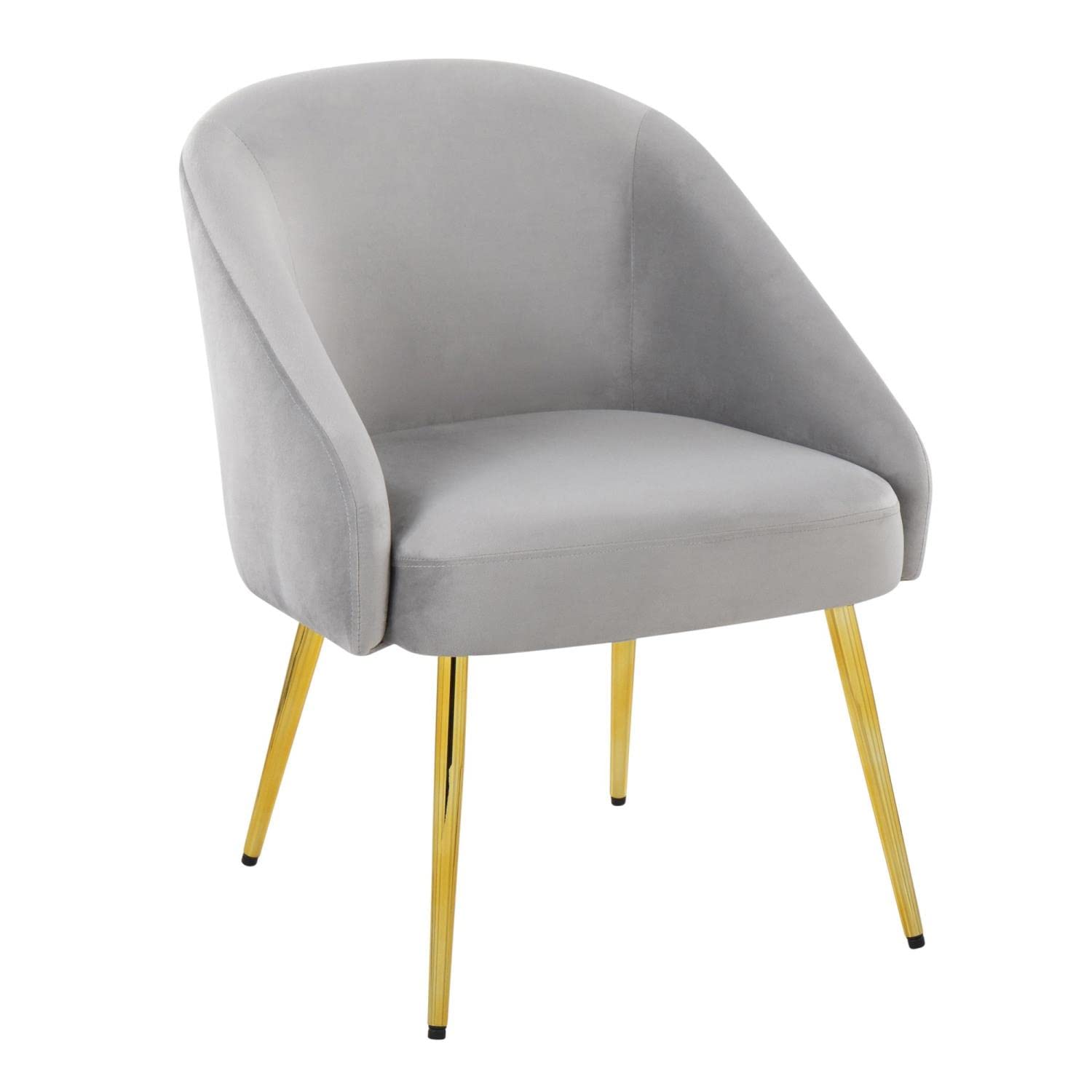 LumiSource Shiraz Upholstered Dining Chair - Modern Kitchen & Dining Room Chair for Home, Restaurant, Office - Comfortable & Stylish Seating Solution