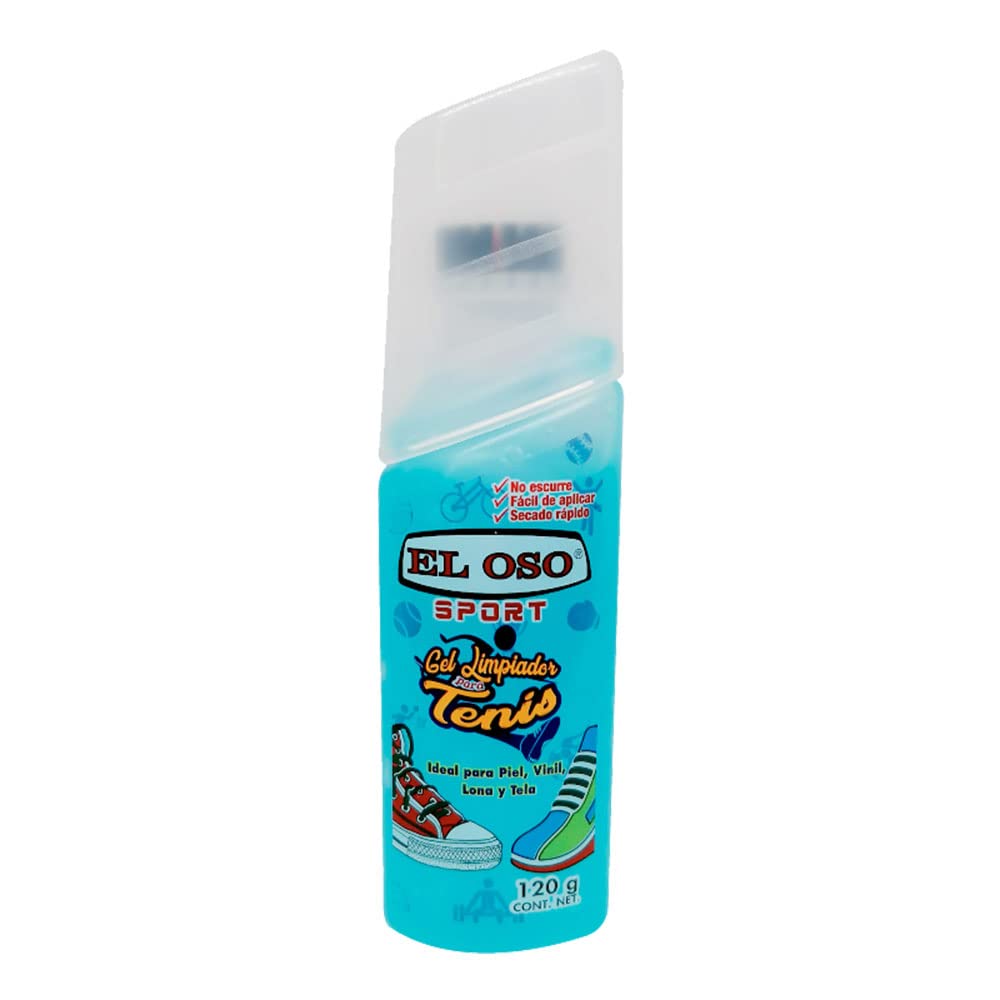 El Oso Sneaker & Sports Shoe Cleaning Gel - 4.23oz Shoe Cleaner for White Sneakers, Prevents Oxidation - Perfect for Gym Shoes, Running Sneakers & Casual Footwear Care