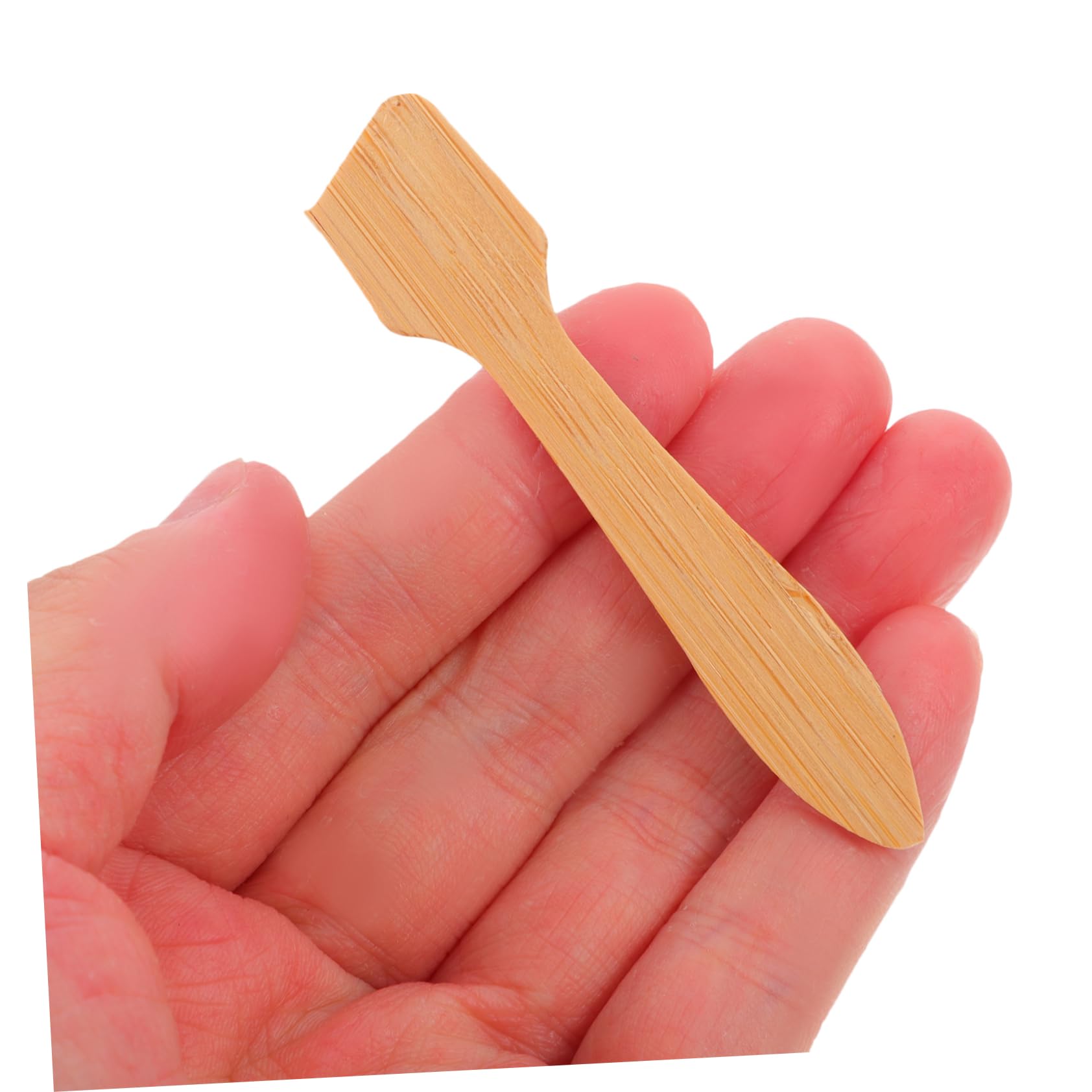 Mikinona 5-Piece Wooden Makeup Spatula Set - Mini Beauty & Food Scraper for Bottles, Jars, and Lotion Containers - Perfect for Getting the Last Drop of Cosmetics - Ideal for Makeup Artists, DIY Skincare, and Kitchen Use