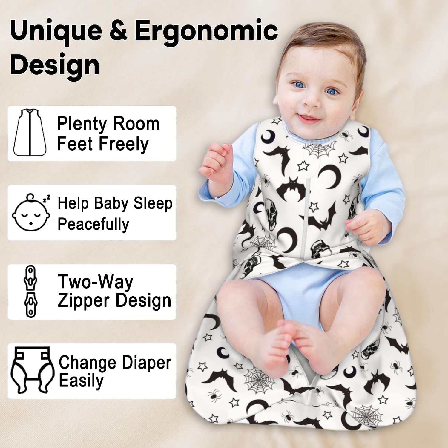 Unisex Baby Wearable Blanket Sleep Sack - Soft & Safe Infant Sleeping Bag for Newborns & Toddlers - Perfect for Nursery, Travel & Cozy Bedtime