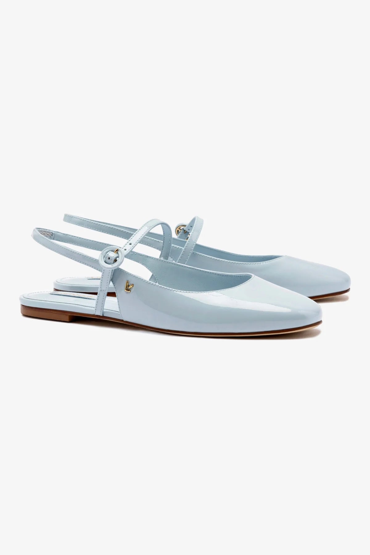 Georgina Women's Ballet Flats - Genuine Maya Patent Leather Pointed Toe Slip-On Shoes for Work, Office & Casual Wear