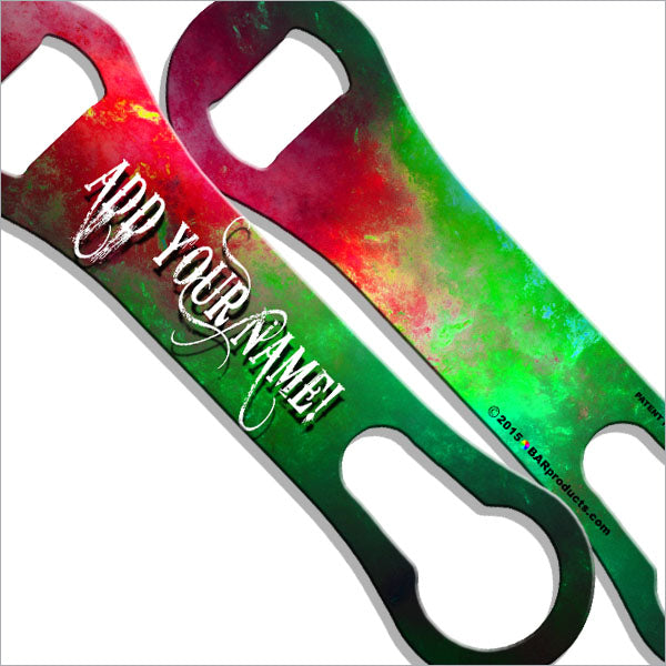 V ROD® Bottle Opener - Space Themed Design - Multiple Color Choices - Personalized Name Engraving - Perfect for Home Bars, Parties & Gifts