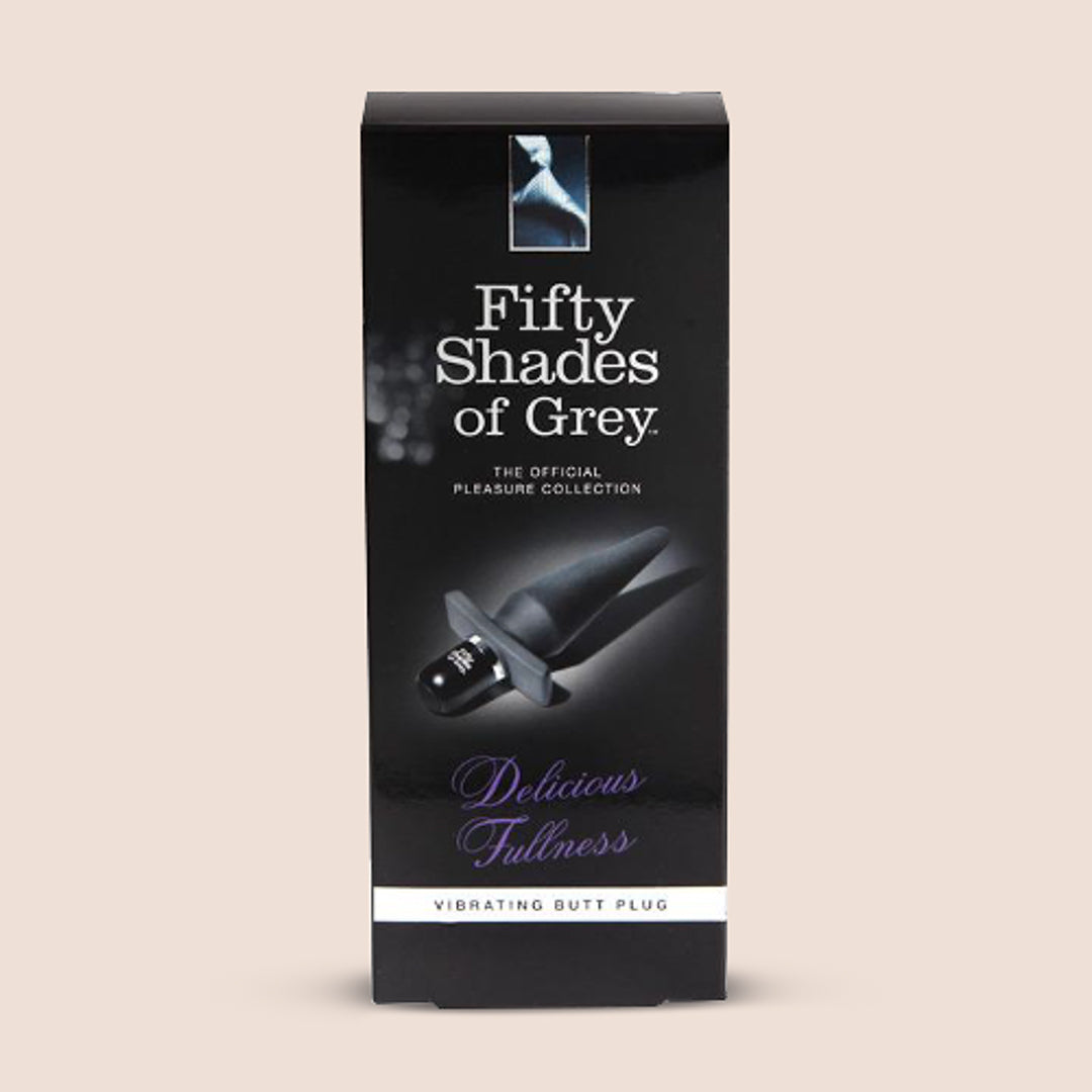 Fifty Shades of Grey Deluxe Vibrating Butt Plug - 10 Speed Remote Control Anal Plug for Couples & Solo Play | Perfect for BDSM, Roleplay & Sensual Exploration