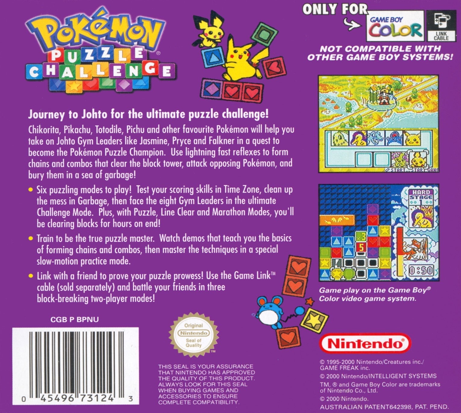 Pokemon Puzzle Challenge Game - Fun Brain Teaser for Kids & Adults - Perfect for Family Game Night & Travel Entertainment