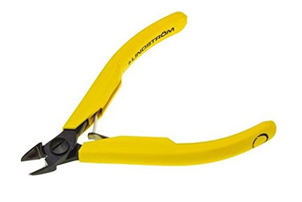 Lindstrom 8141 Flush Cut Side Cutter with Small Head - 2 Pack Precision Wire Cutters for Electronics, Jewelry Making & DIY Crafts