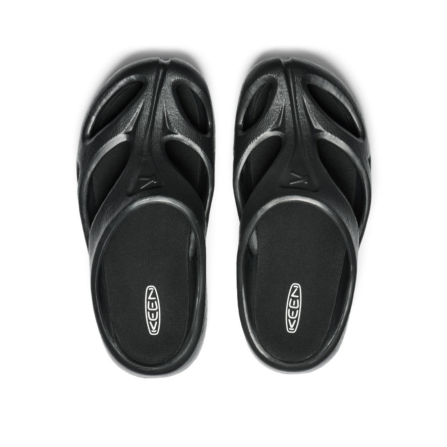 Women's Shanti Clog - Comfortable Slip-On Shoes in Black & Dawn Blue | Perfect for Casual Wear, Nursing, Gardening & Indoor Use