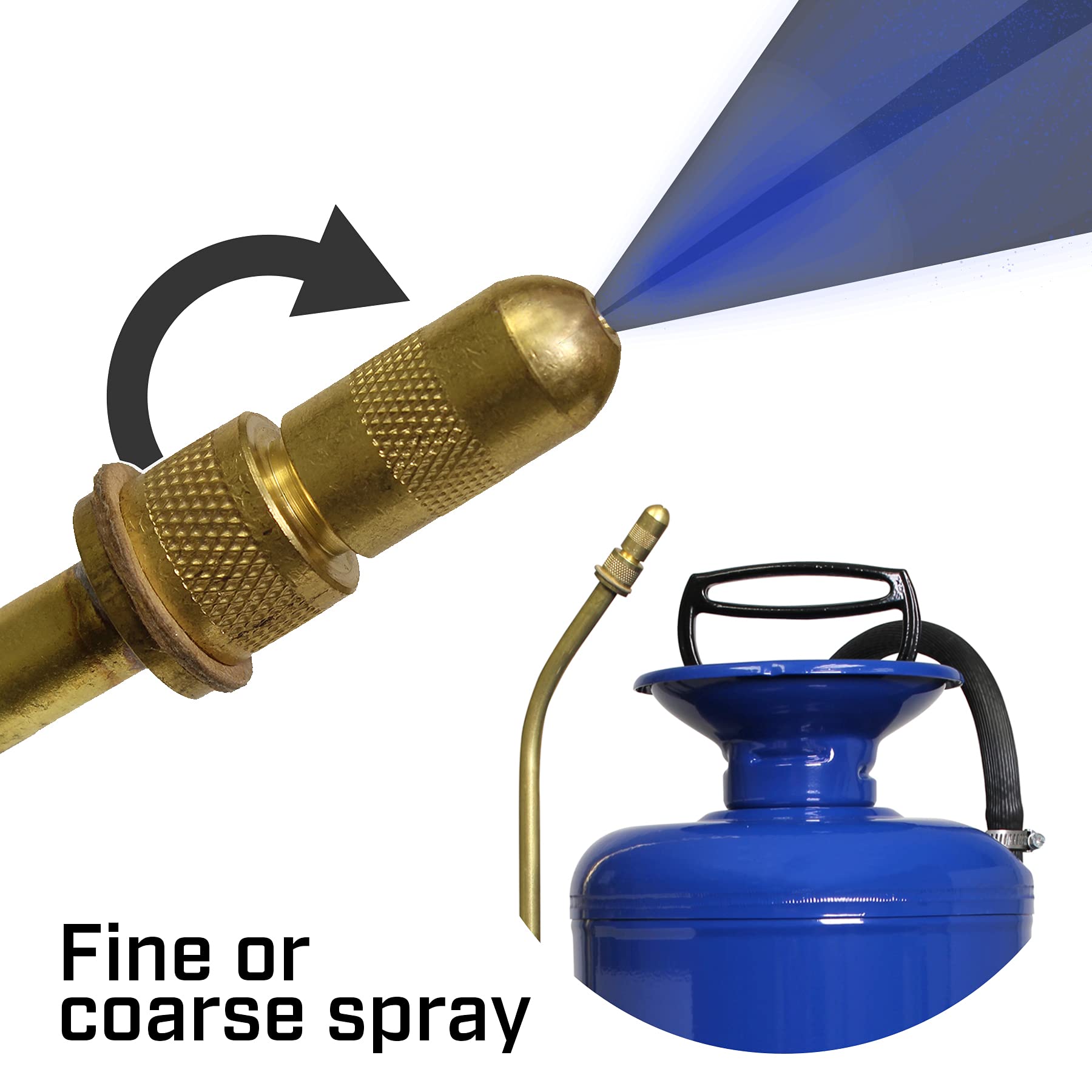 Chapin 1480 Industrial 3.5-Gallon Funnel Top Professional Sprayer - Heavy Duty, Blue - Perfect for Lawn Care, Pest Control & Agricultural Use