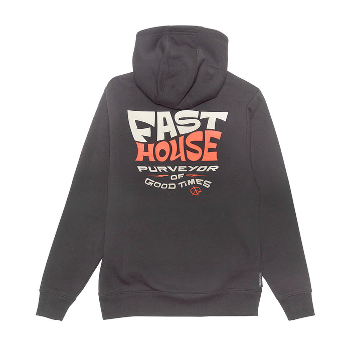 Youth Utopia Hooded Pullover Sweatshirt - Black | Cozy Oversized Fleece Pullover for Men & Women | Perfect for Casual Wear, Gym & Street Style
