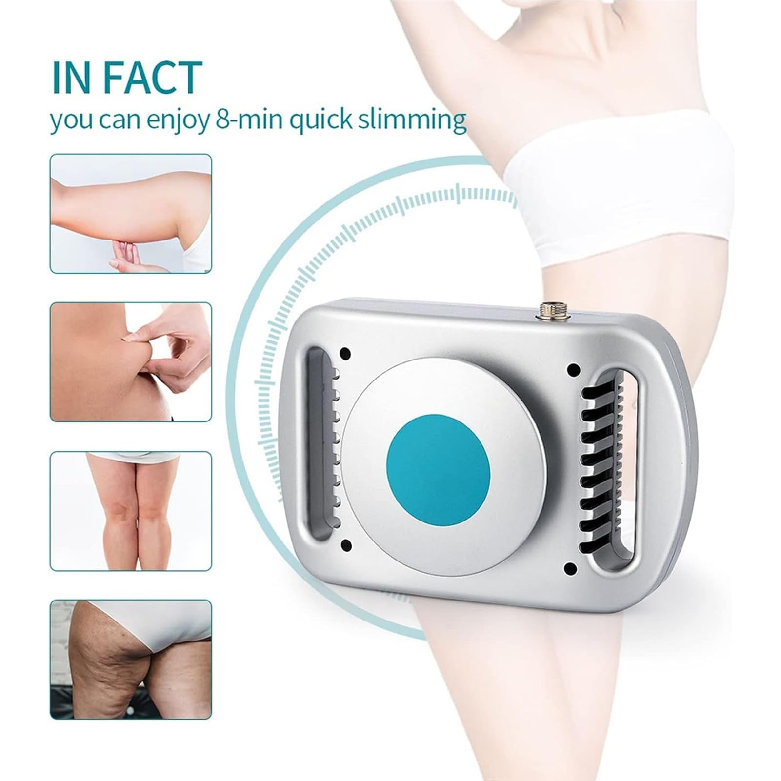 **Professional Cold Lipolysis Fat Freezing Machine for Belly Fat - Slimming Belt for Arms, Waist, Thighs & Hips - Effective Fat Burner for Women - Perfect for Home Spa & Body Contouring**