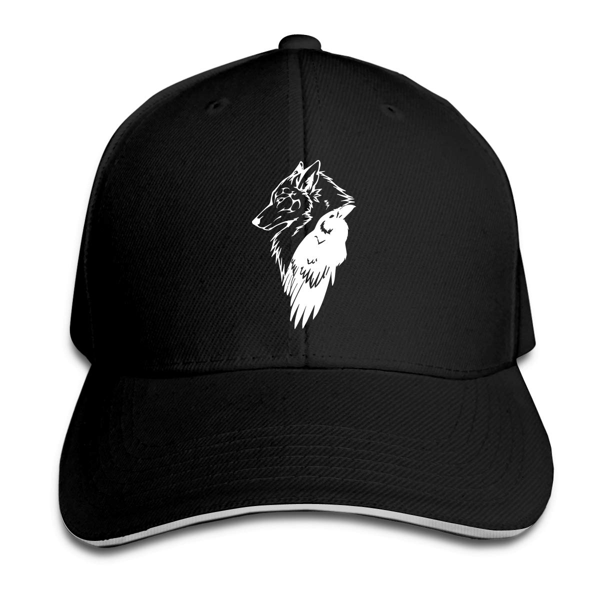 Viking Norse Wolf Raven Rune Protection Unisex Trucker Hat - Adjustable Baseball Cap for Men & Women - Perfect for Outdoor Adventures, Driving, and Norse Mythology Fans