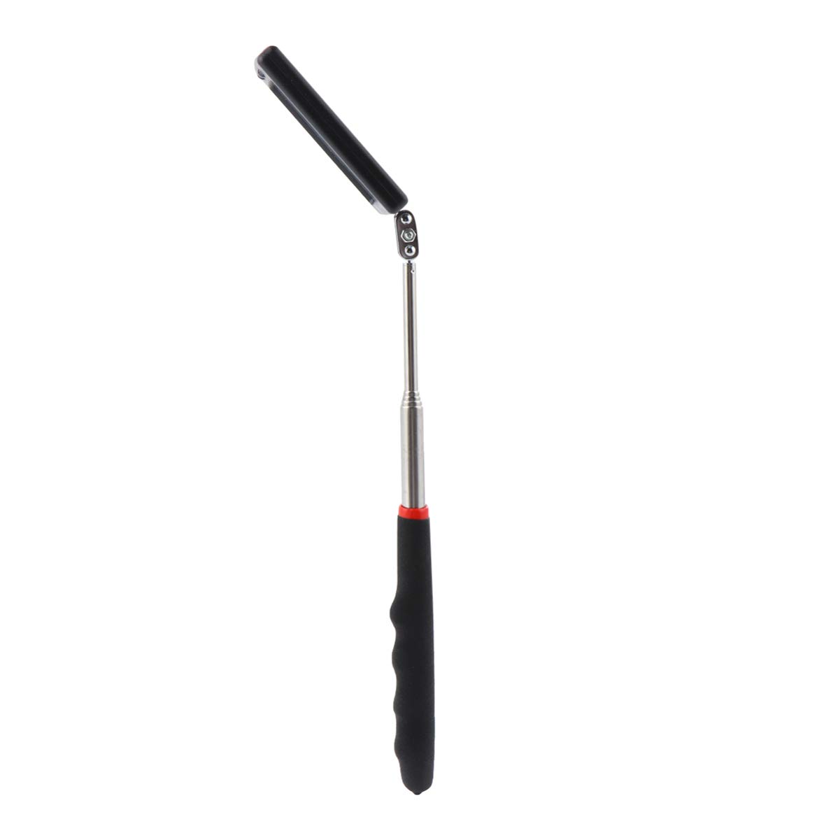 LED Under Car Inspection Mirror with Telescoping Handle & Built-in Light - 360° Adjustable Vehicle Repair Tool for Mechanics, DIY Auto Maintenance, and Home Garage Use