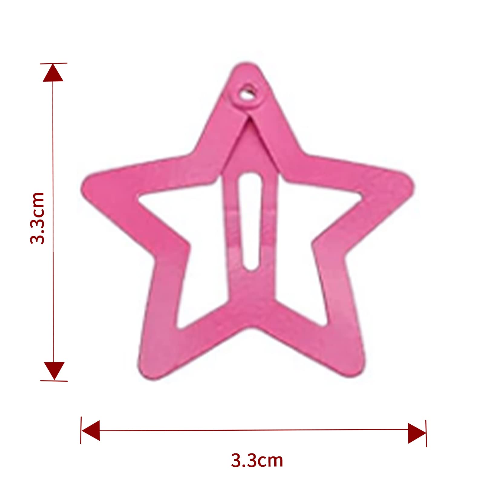 12pcs Star Snap Hair Clips for Toddlers - Non-Slip Cute Metal Hair Barrettes & Accessories - Mini Cartoon Star Hairpins for Baby Girls - Perfect for School, Parties & Daily Hair Styling