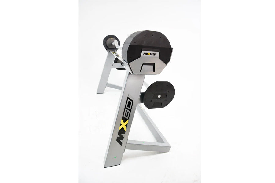 MX80 Rapid Change Adjustable Barbell & Curl Bar System (20-80lbs) - Home Gym Equipment for Strength Training & Weightlifting Workouts