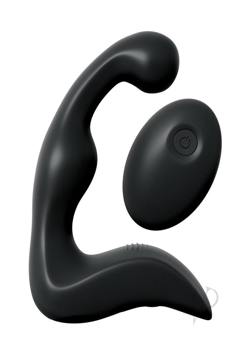 Anal Fantasy Elite Rechargeable Silicone Prostate Massager with Remote Control - Black | Powerful G-Spot & P-Spot Stimulator for Men | Perfect for Solo Play & Couples Intimacy