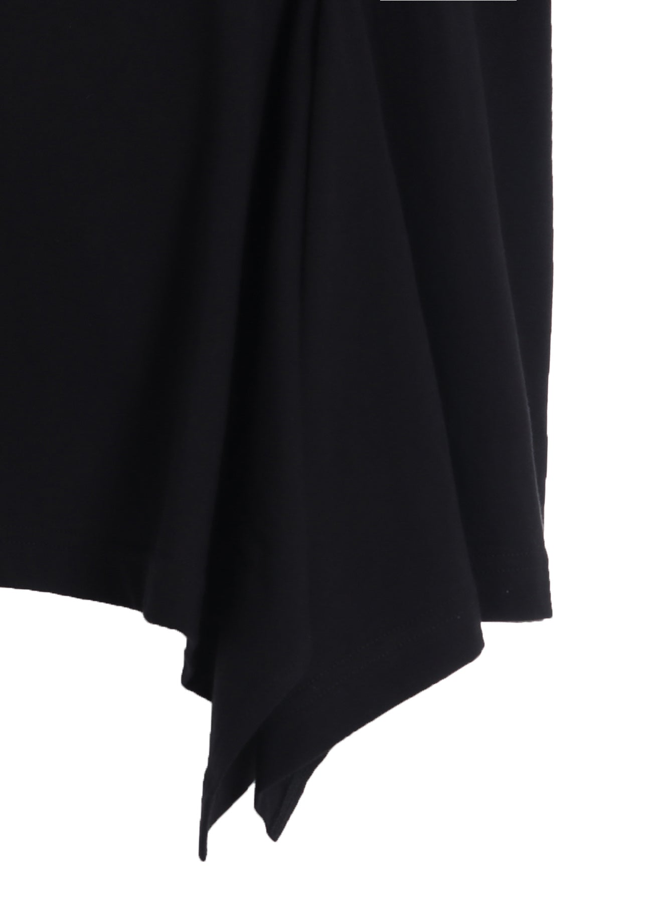 Soft Cotton Jersey Fabric Switch H/S Draped T-Shirt for Women - Comfortable Casual Wear for Everyday Outfits and Layering