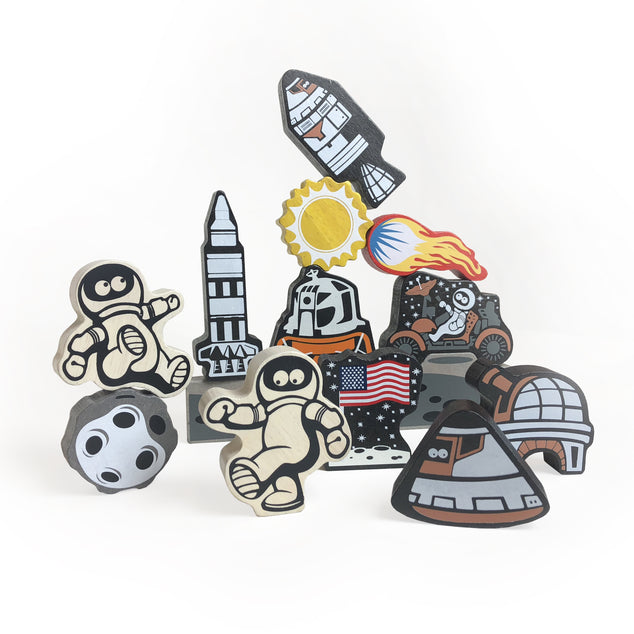 Begin Again Lunar Lander Balance Game - Fun Family Board Game for Kids & Adults - Perfect for Parties, Family Game Nights & STEM Learning Activities