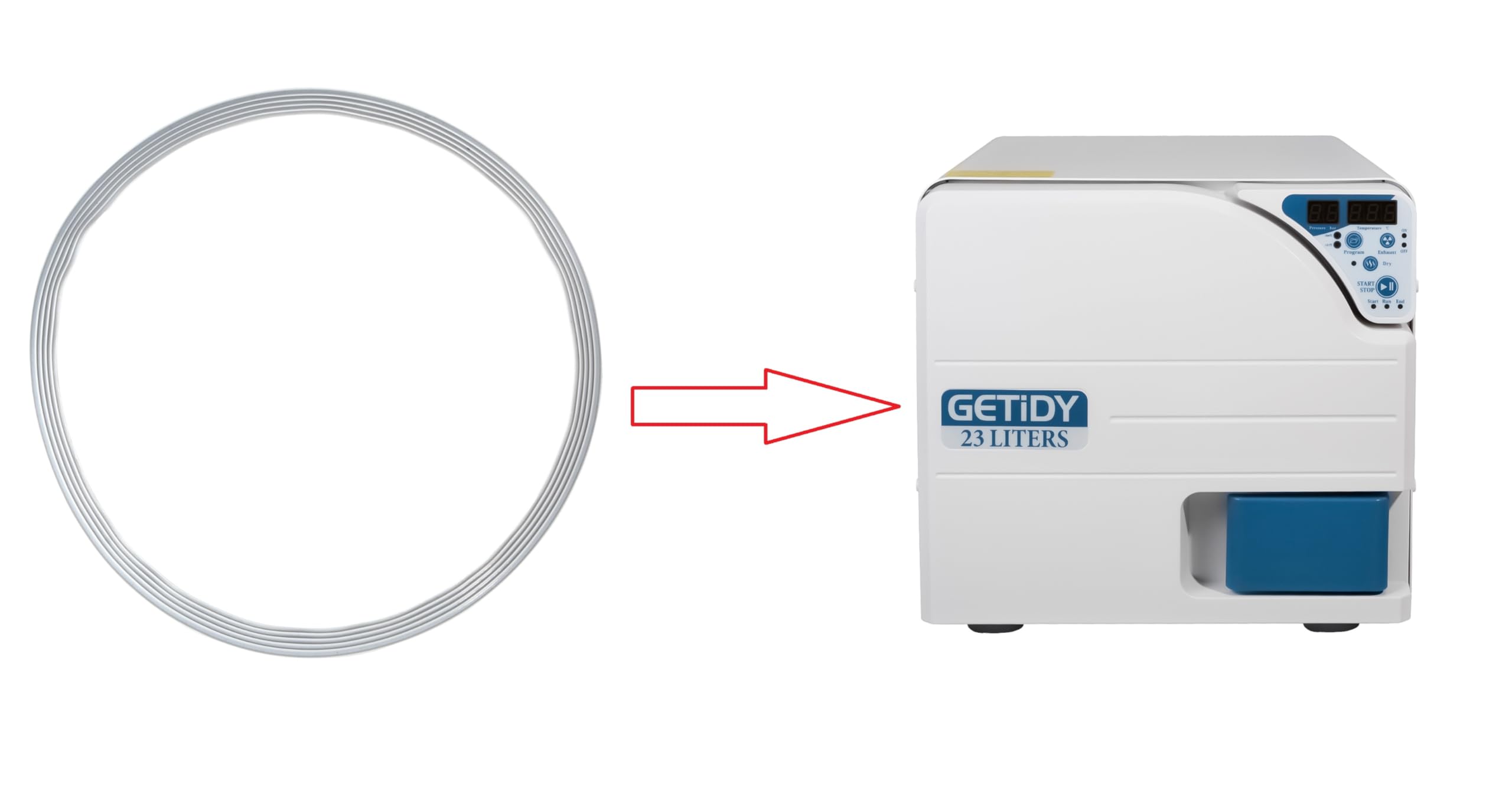 JCH/JQ/JY/JC-Series Autoclave Sterilizer Sealing Ring Rubber Door Gasket (18L/23L Size) - Replacement Gasket for Lab Equipment, Medical Sterilization, Dental Clinic Use