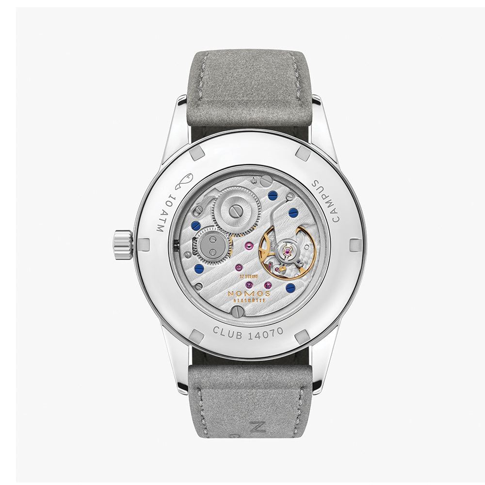 Club Campus 38mm Sapphire Back Watch with Starlight Dial & Leather Strap - Perfect for Casual Wear & Everyday Use