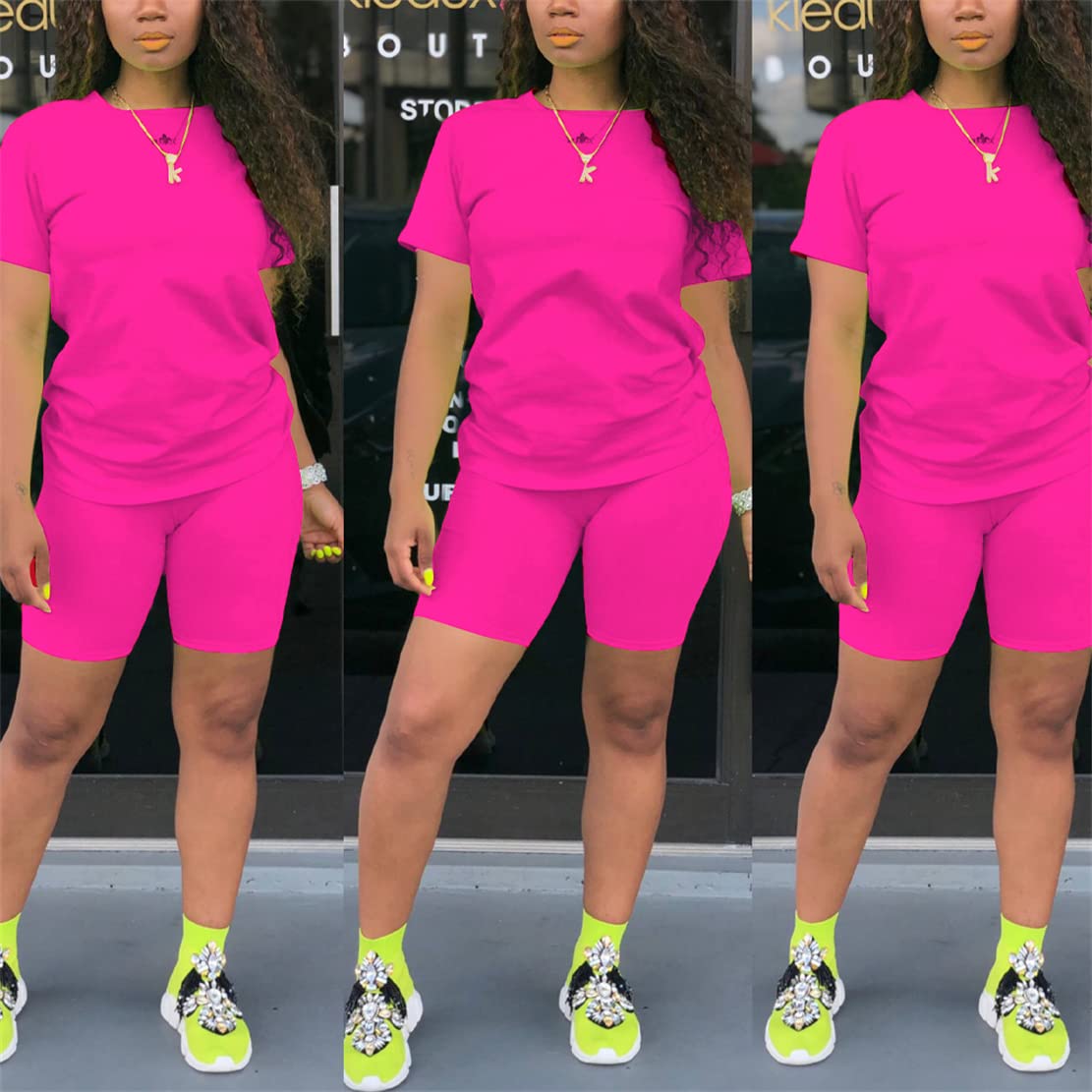 Women's 2-Piece Outfits - Summer Short Sets, Lounge Sets & Tracksuit Sweatsuits | Casual Wear, Workout & Home Relaxation