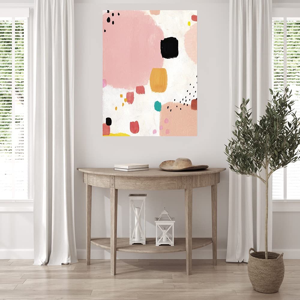 Hand-Painted Fine Art Canvas Wall Decor by Artist Joelle Wehkam - Cotton Flurry Design for Living Room, Bedroom, Office & More - Ready to Hang 35