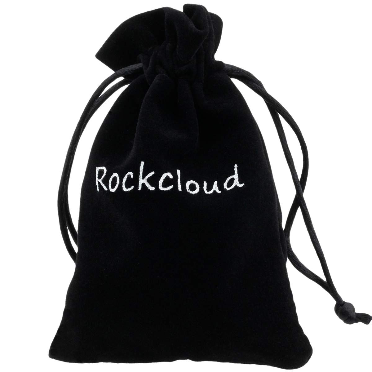 Rockcloud Worth Stone - Anxiety Relief Palm Stones, Healing Rose Quartz Crystal in Rhombus Shape for Stress Relief & Meditation | Perfect for Office, Travel & Home Relaxation
