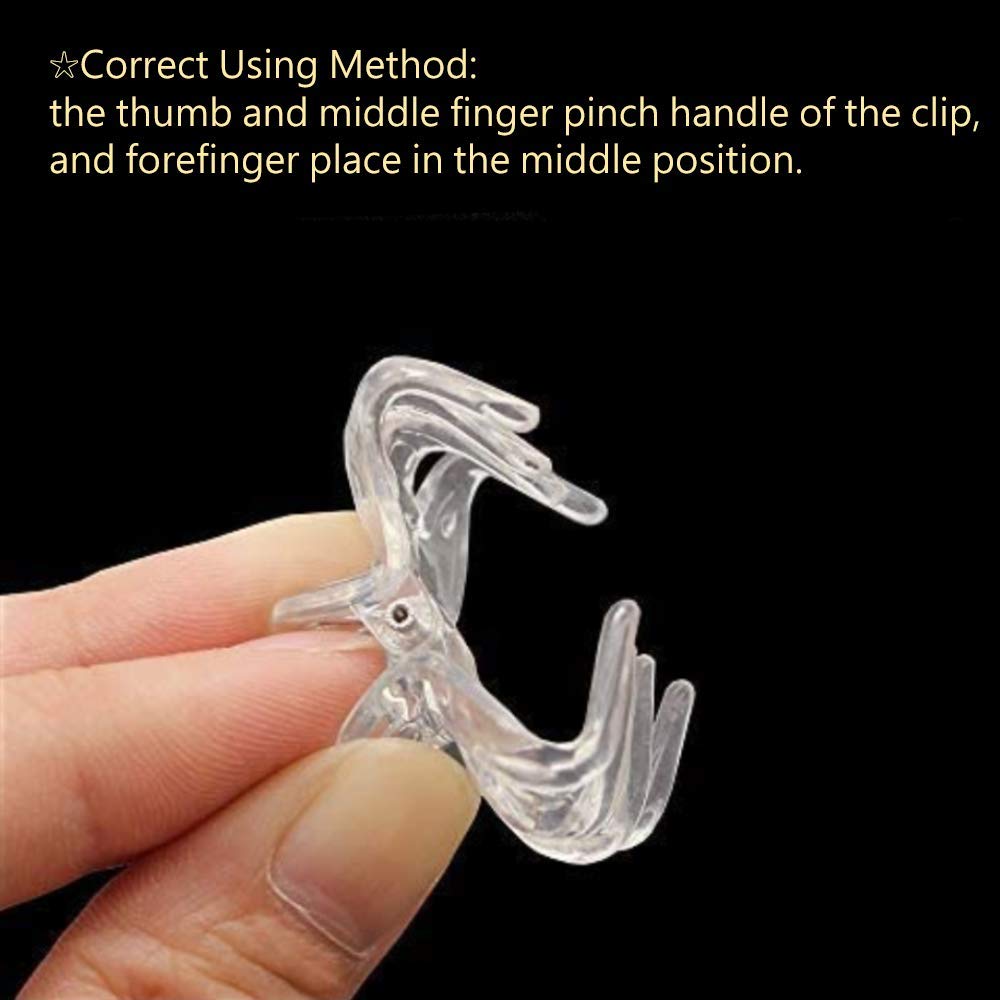 Dofash 12Pcs 2CM/0.79IN Plastic Hair Claw Clips for Women & Girls - Octopus Hair Grips, Jaw Hair Clips, Clear Hair Accessories for Ponytails, Buns & Updos