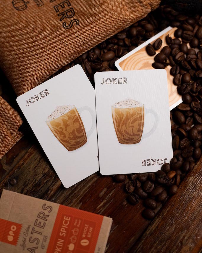 Premium Pumpkin Spice Playing Cards V2 - Unique Fall-Themed Deck for Poker, Magic Tricks & Game Nights - Perfect for Halloween, Thanksgiving & Autumn Gatherings