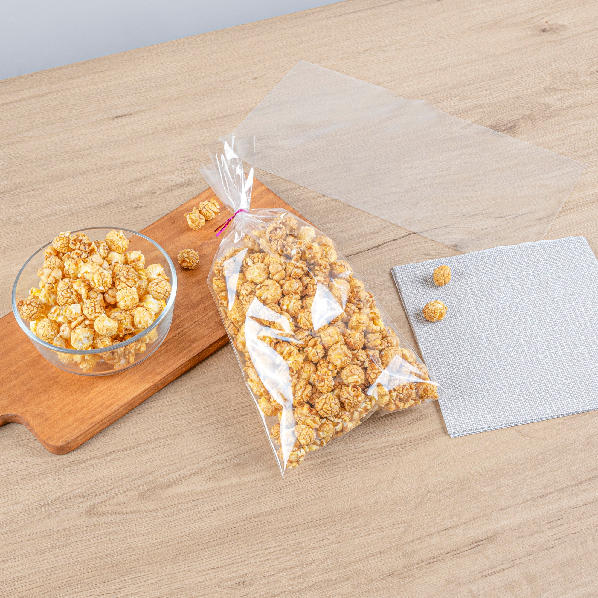 Clear Plastic Bags 14x7 Inches - No Flap, High Clarity, Heat Sealable - 100 Count Box for Packaging, Storage & Organization | Perfect for Retail, Food Service & Crafts