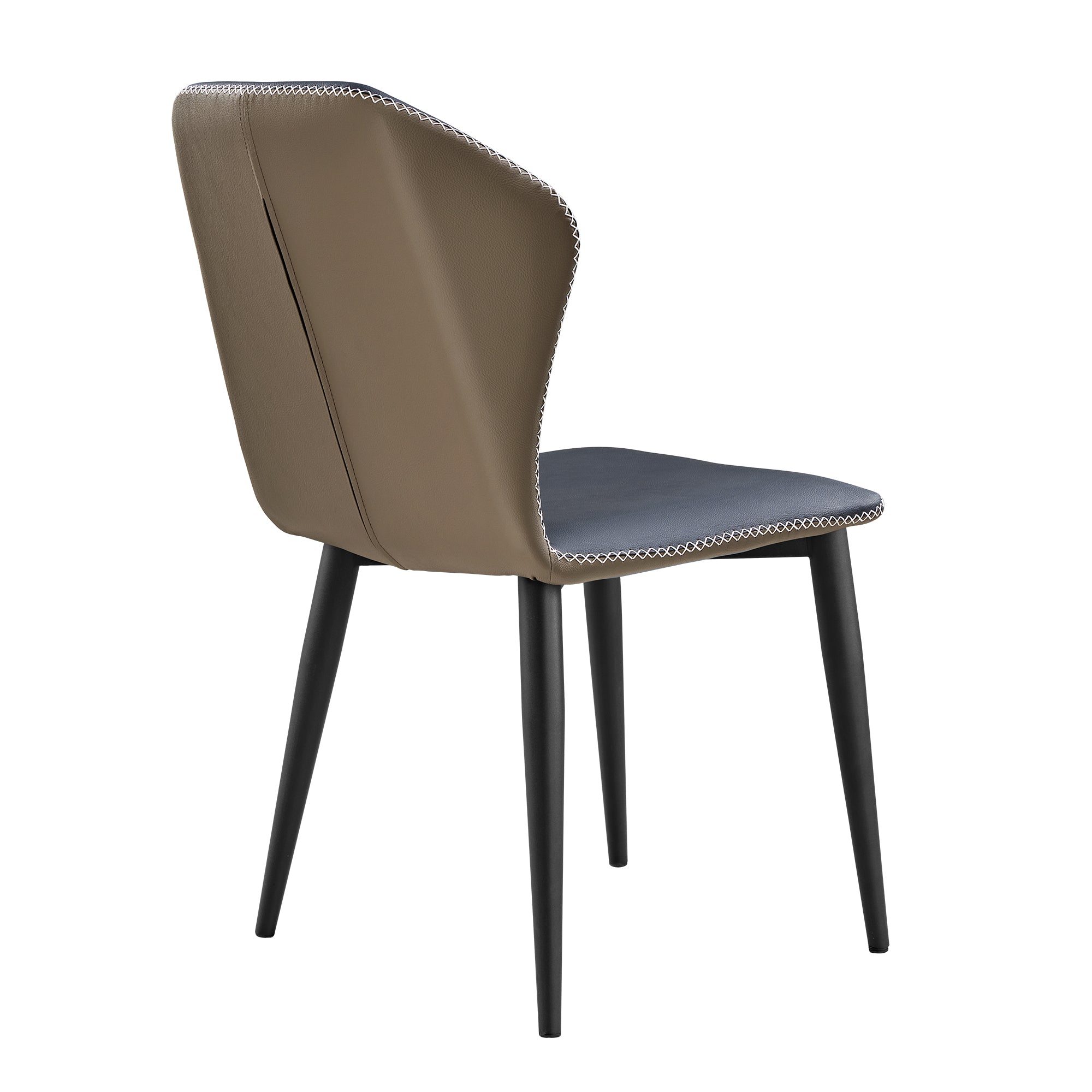 Elysian Upholstered Dining Chairs Set of 2 - Blue Velvet Side Chairs for Kitchen, Dining Room & Breakfast Nook - Comfortable Modern Accent Chairs