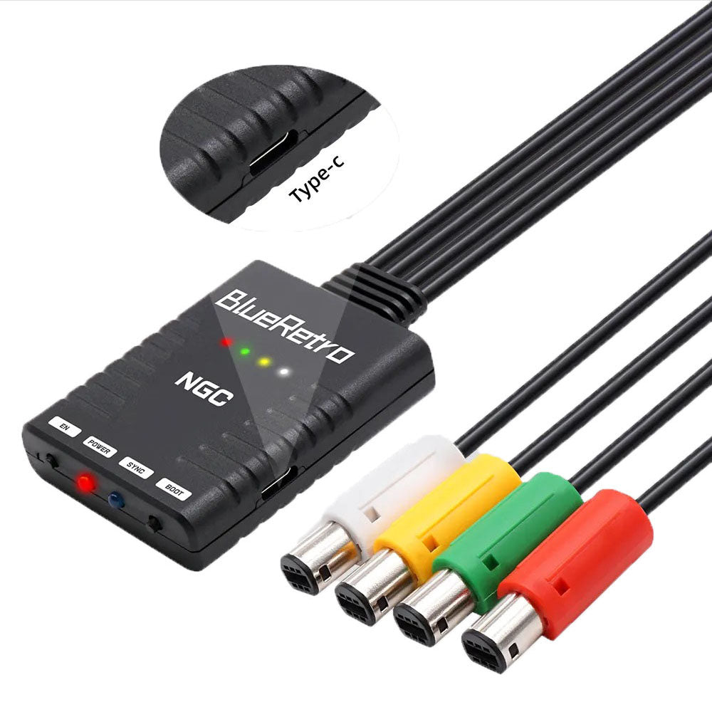 Wireless Controller Adapter for GameCube Console - Play Classic Games with Modern Convenience