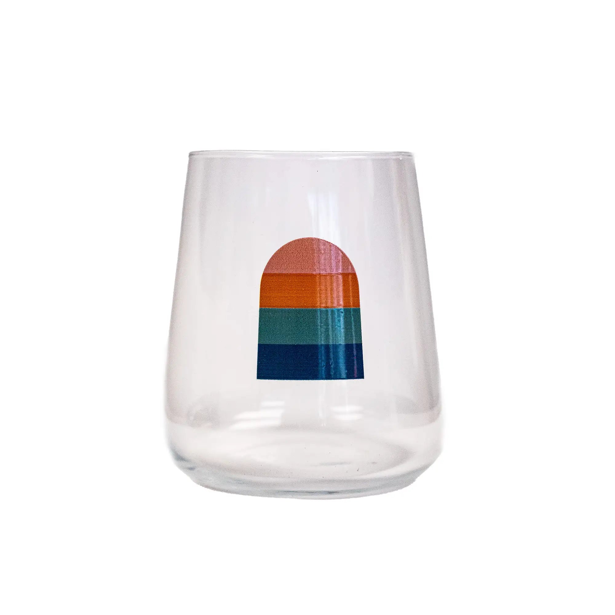 HFWM Premium Glassware Set - Elegant Color Arch Design for Wine, Cocktails & Beverages - Perfect for Home Bars, Parties & Gifts