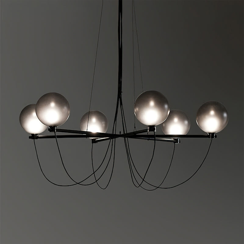 Bagnoregio Chandelier - Elegant Crystal Ceiling Light Fixture for Dining Room, Living Room & Bedroom Decor
