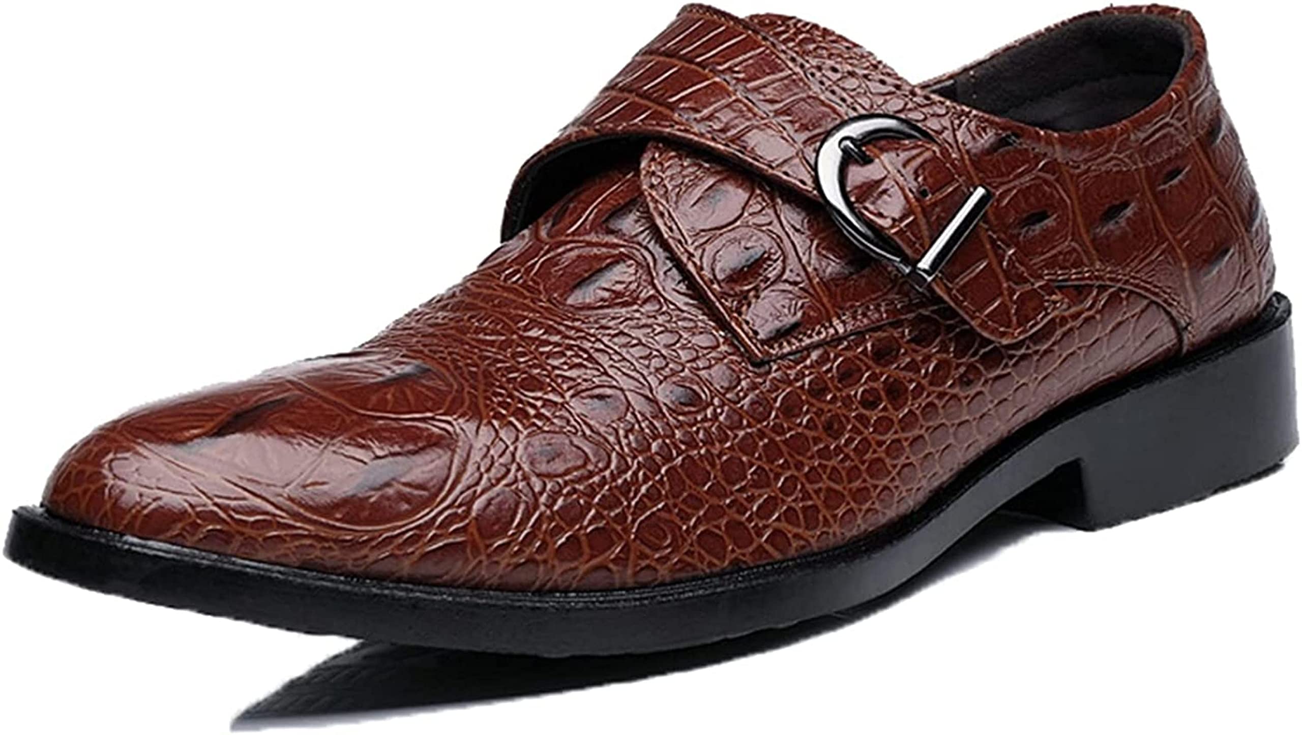 PXHBHP Men's Business Dress Shoes - Breathable Pointed Toe Formal Shoes for Spring & Summer | Non-Slip Comfortable Office & Commuting Shoes | Perfect for Business Meetings, Weddings & Smart Casual Outfits